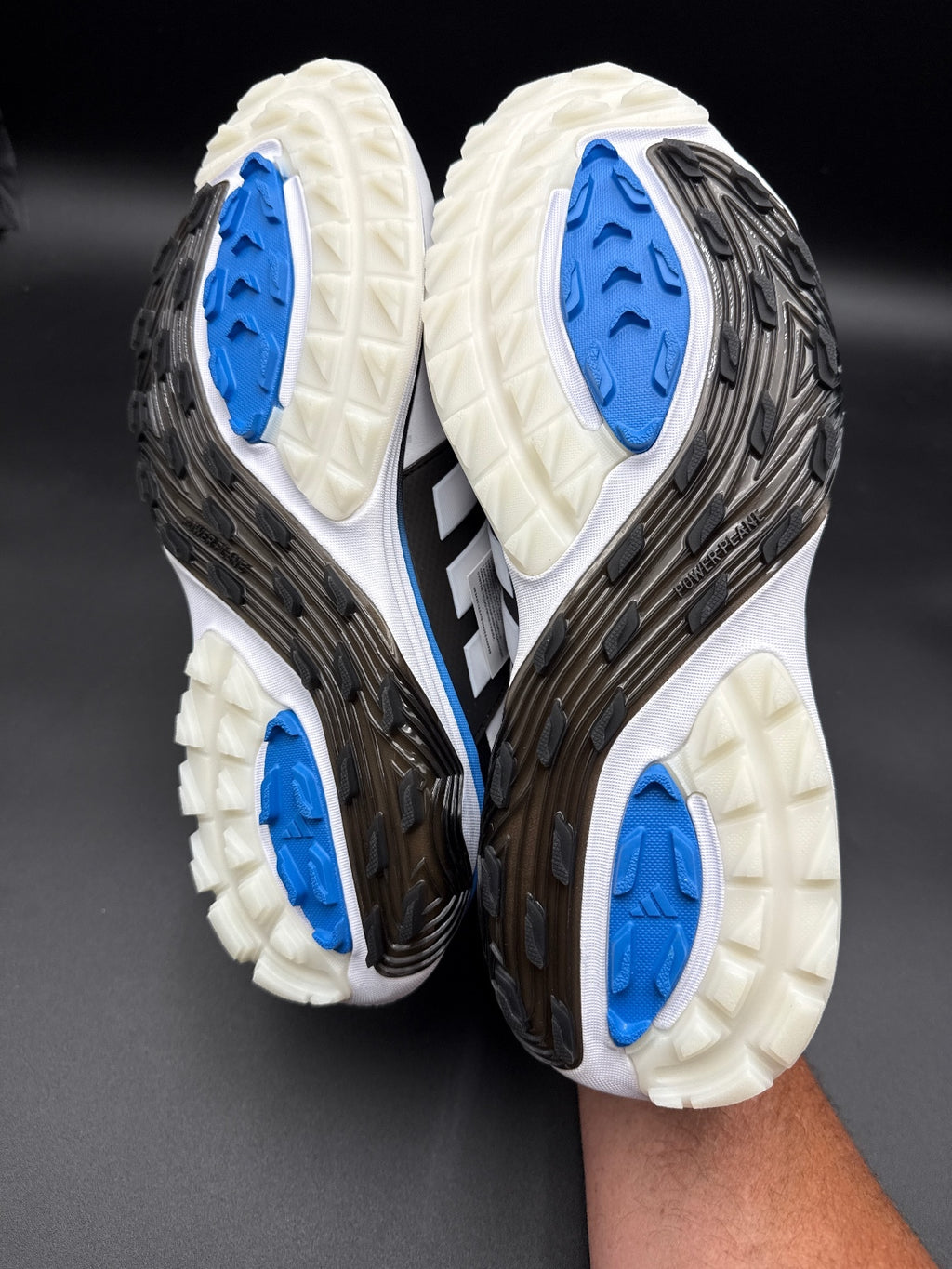 Adidas Adipower 26 SL Golf Shoes Size 11 White Black Blue