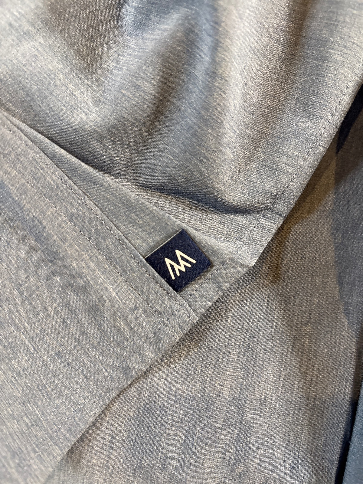 Mizzen+Main Leeward XL Trim Short Sleeve Dress Shirt Blue