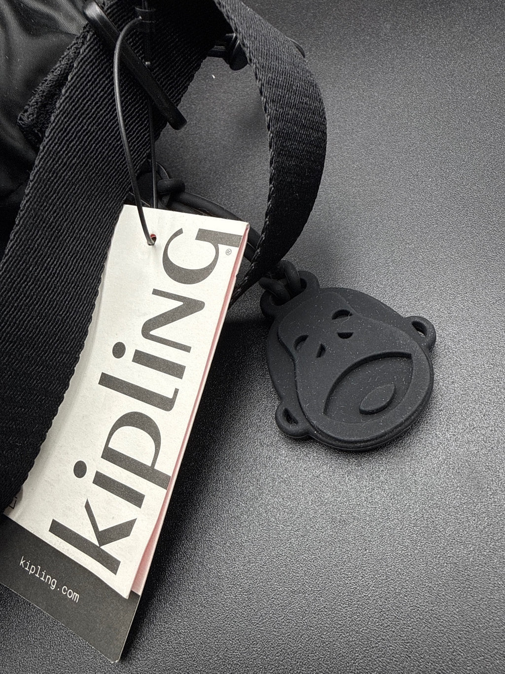 Kipling Black Lightweight Crossbody Bag with Adjustable Strp