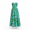 Lilly Pulitzer Strapless Floral Maxi Dress - Size 2