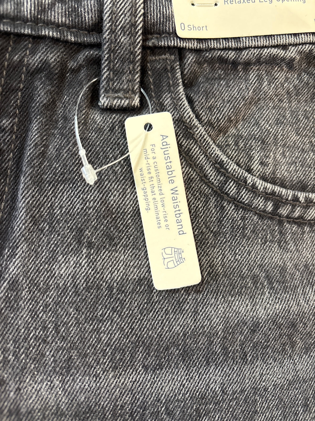 Hollister Low-Rise Baggy Jeans with Adjustable Waistband, W
