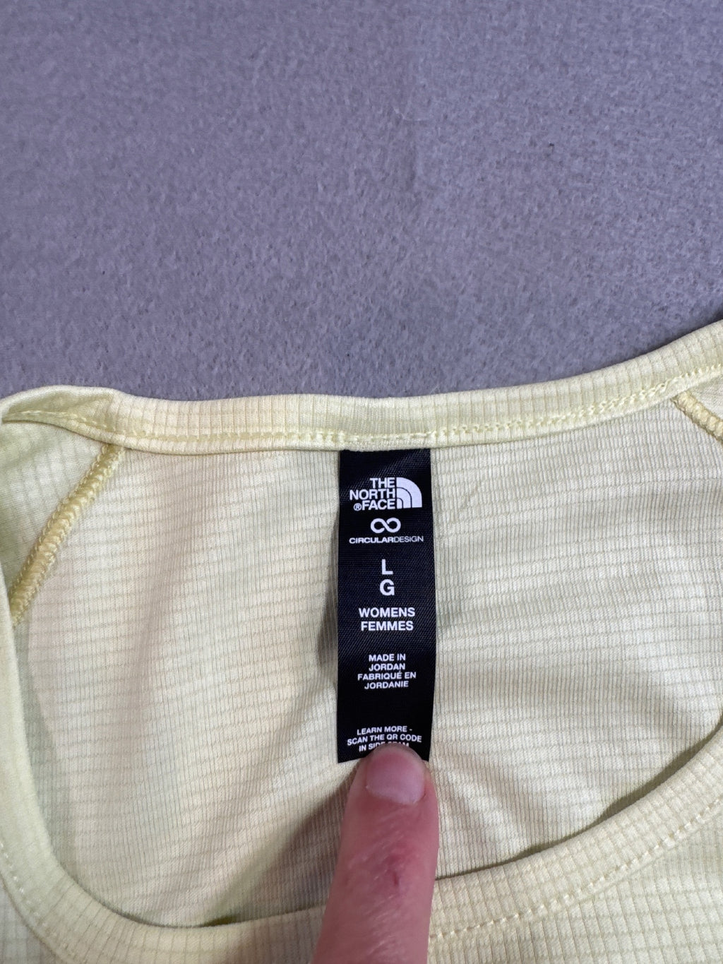 The North Face Women's Sunriser SS Tee Slim Fit Large Lemon
