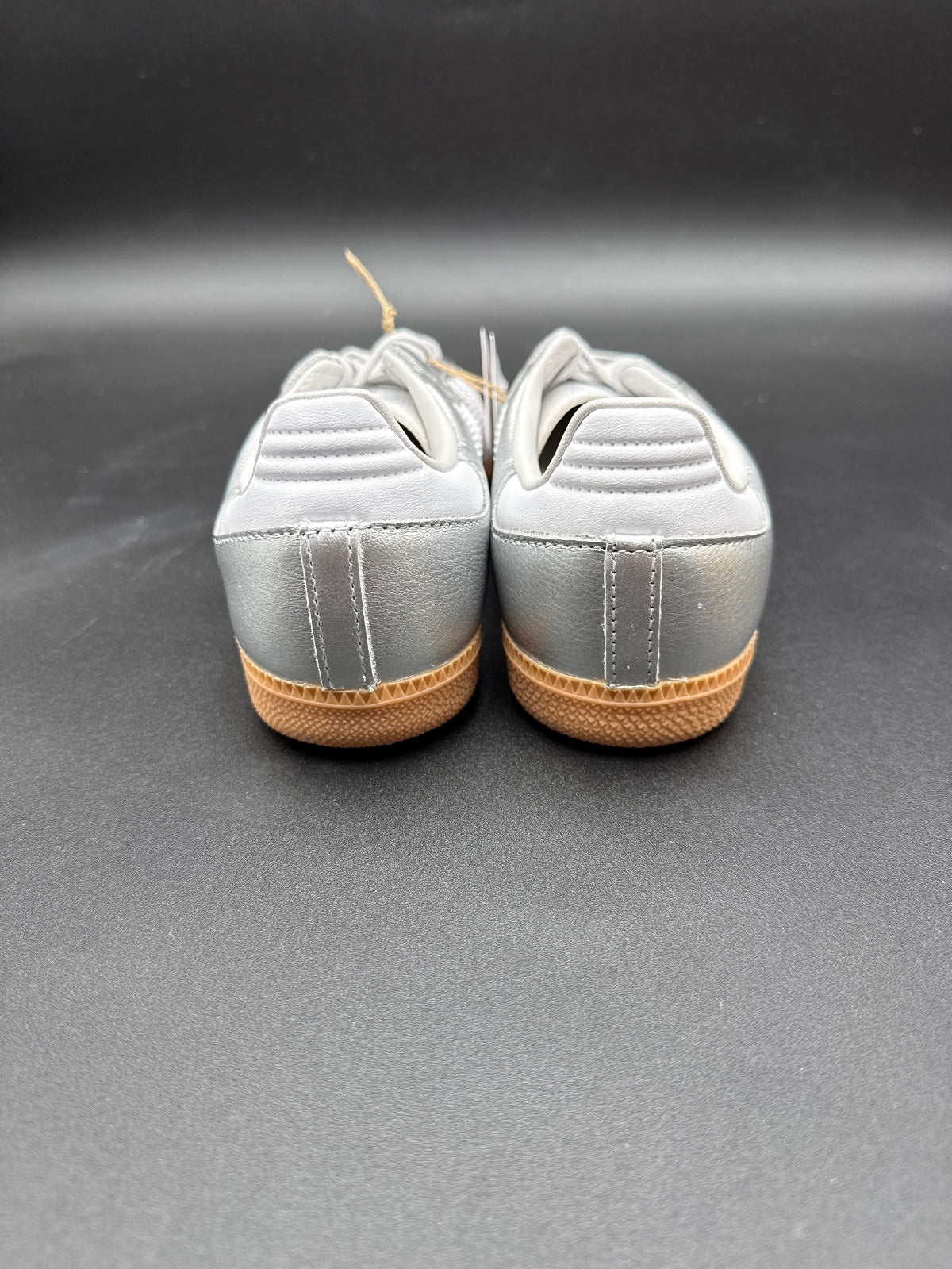 Adidas Samba OG J Silver White Gum Youth 4 Women’s NIB