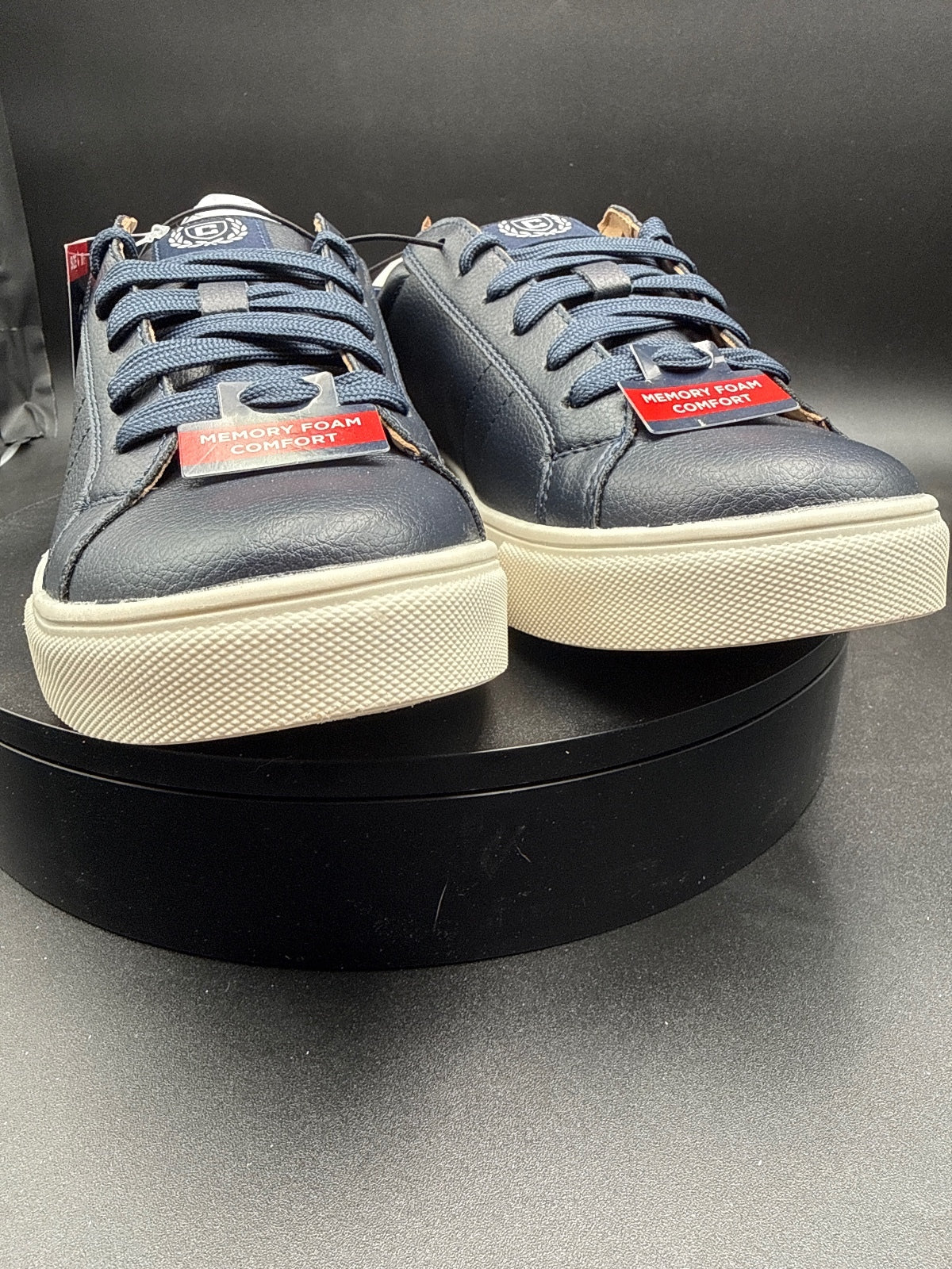 Chaps Men's Navy Blue Memory Foam Sneakers Multiple Sizes