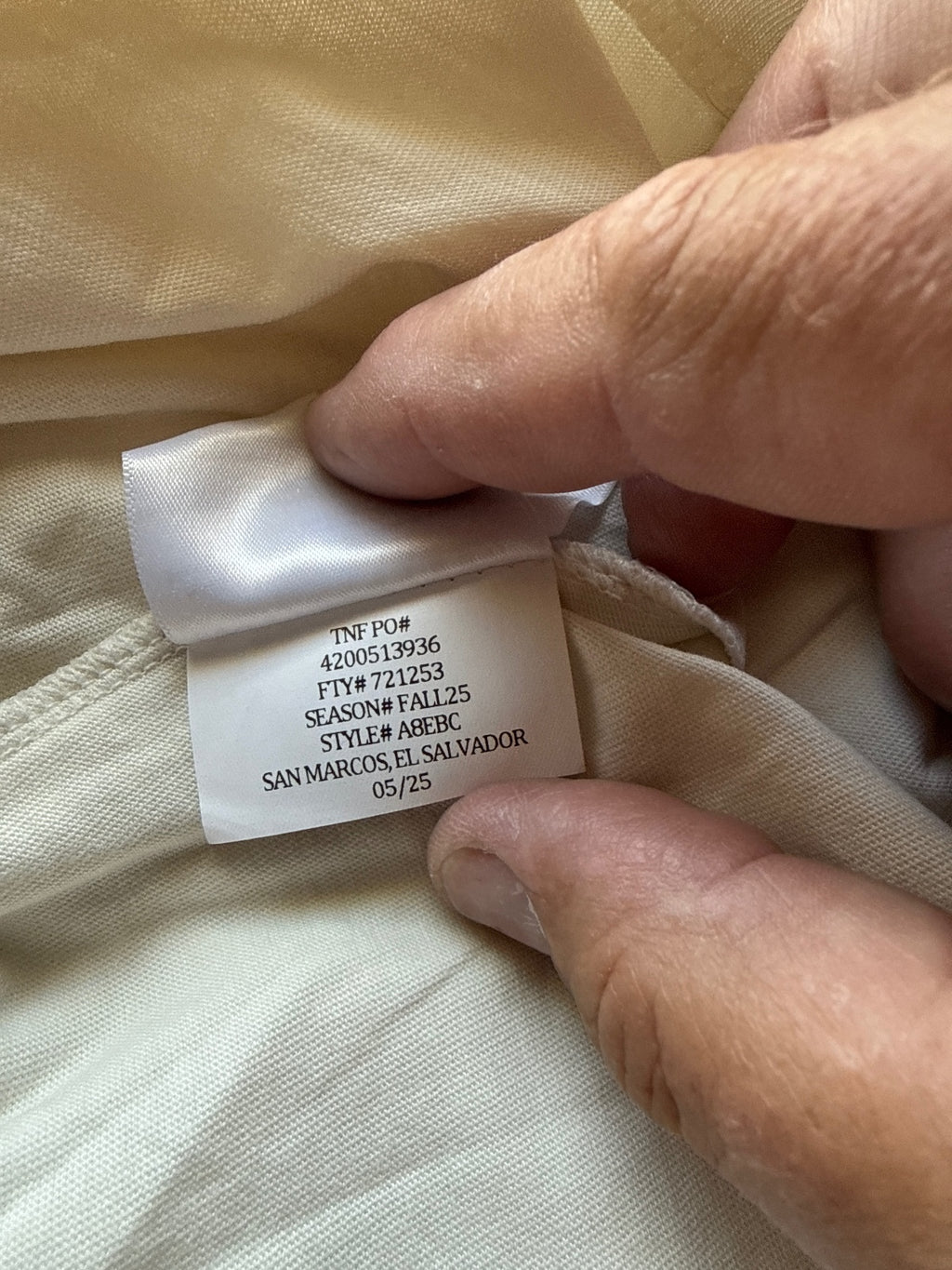 The North Face W Evo Throwback SS Tee White Dune Small