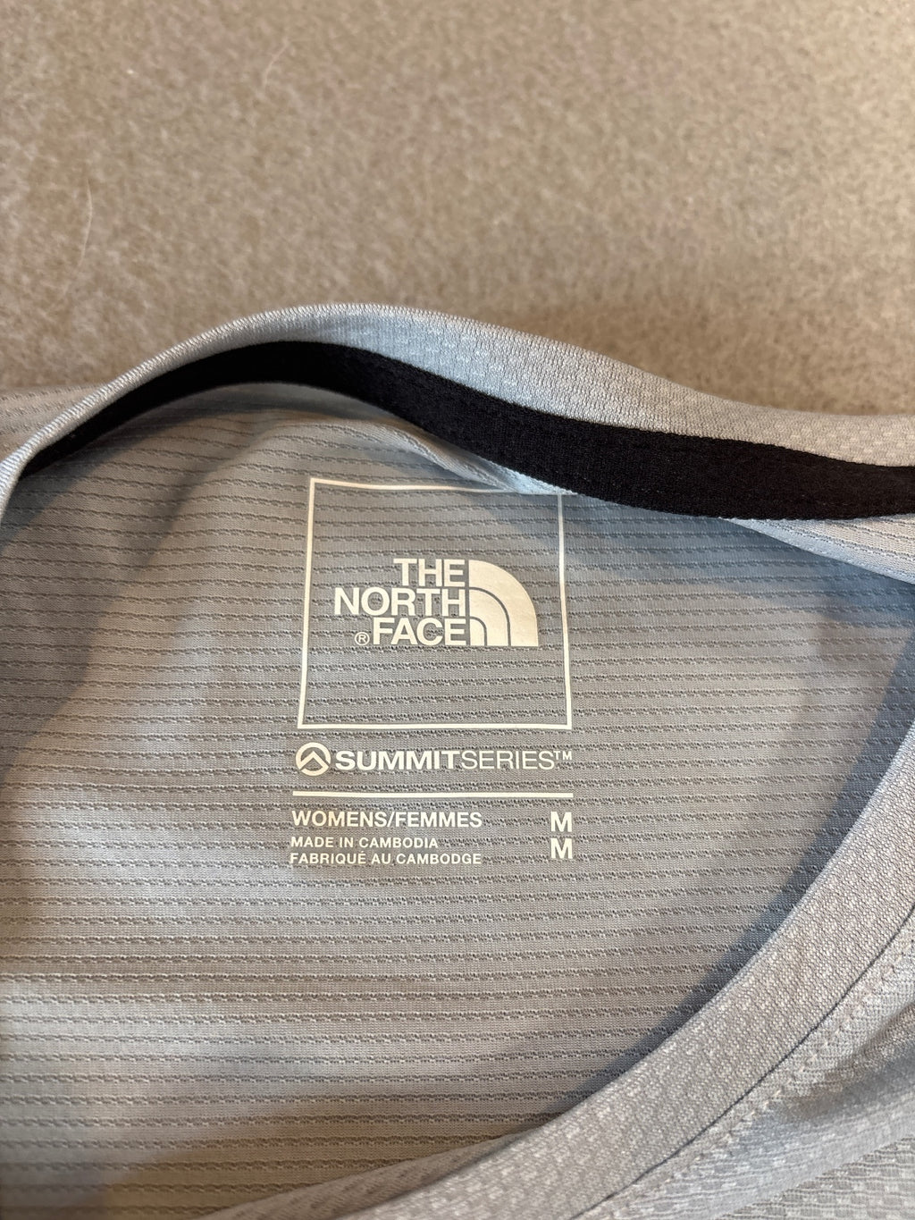 The North Face Women's High Trail SS Tee Frost Grey Medium