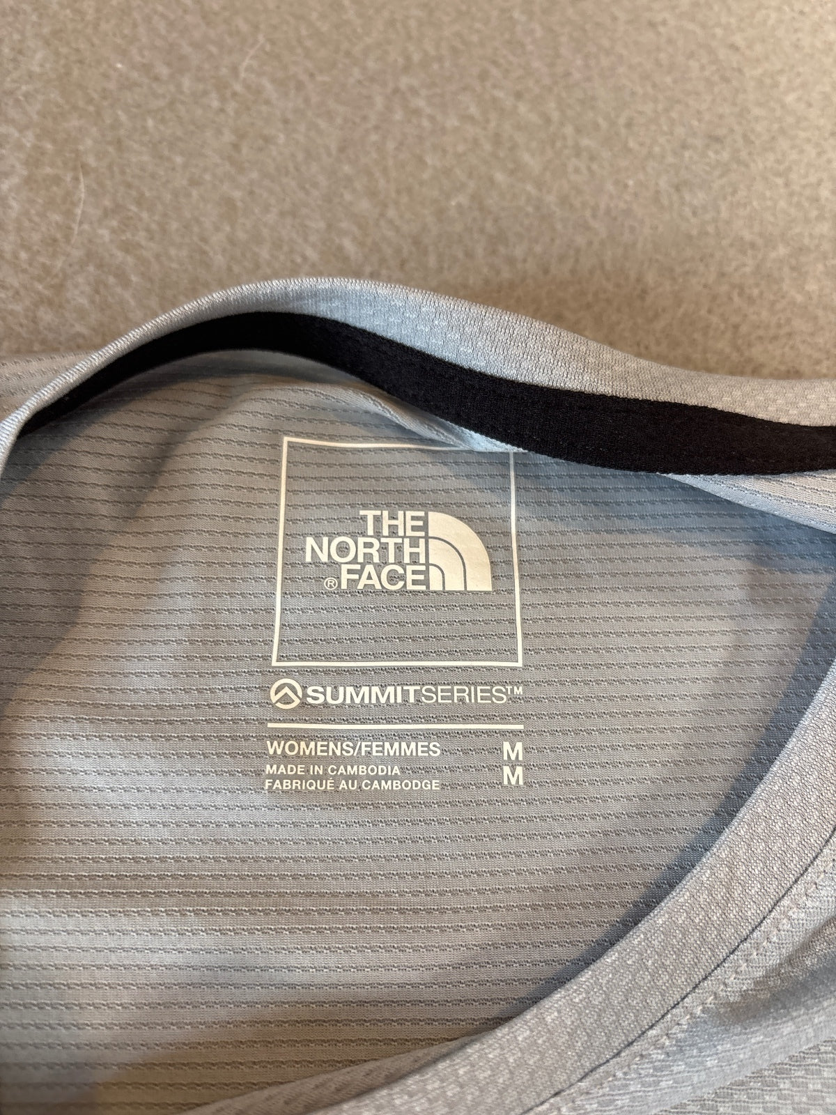 The North Face Women's High Trail SS Tee Frost Grey Medium