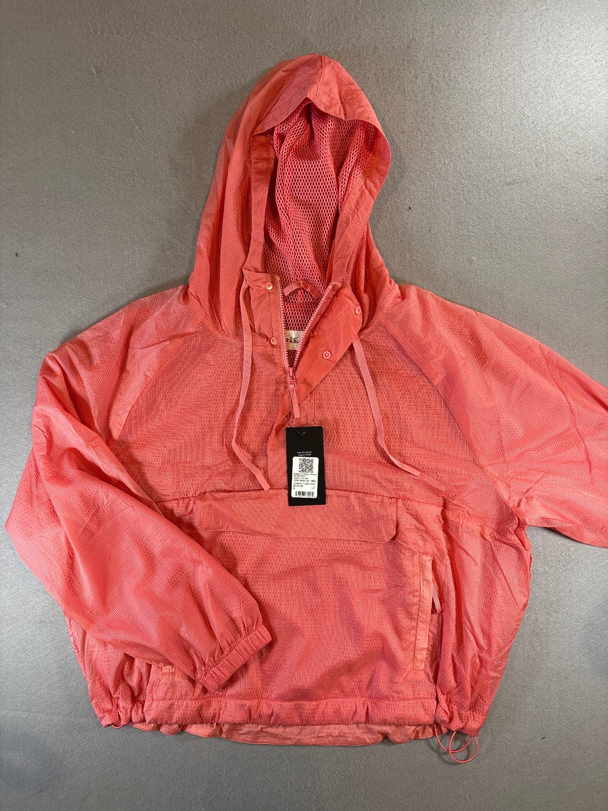 Ripstop Pullover Hooded Jacket in Sedona Sunrise, Size S