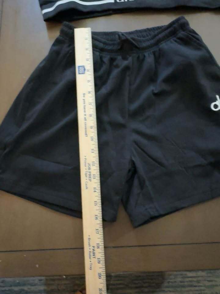 Two-Piece Black Short Set/ Womens size Large