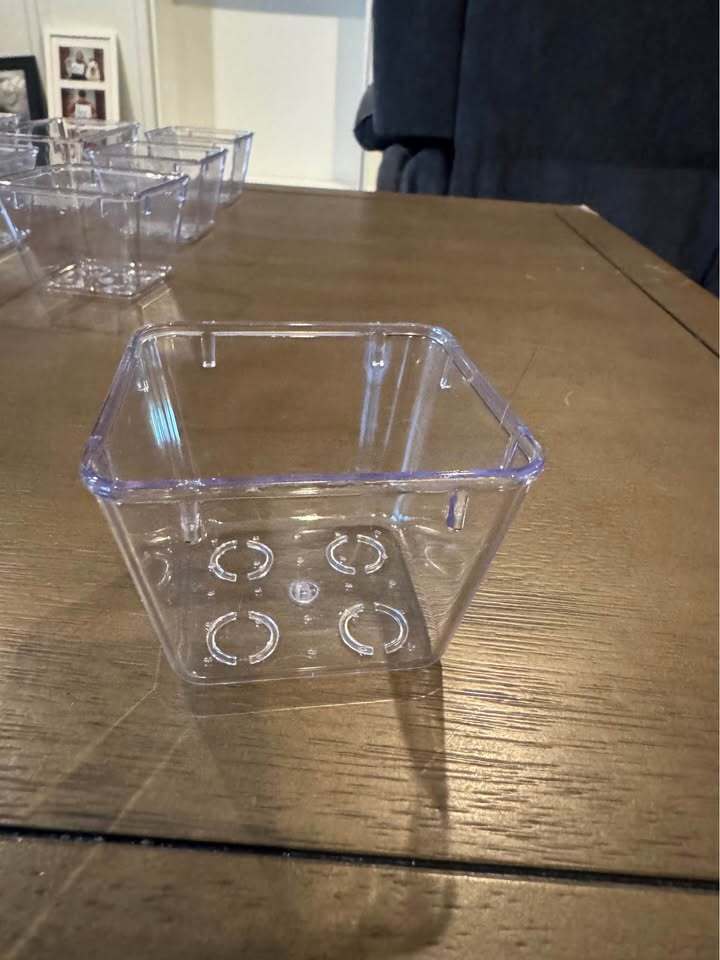 New 13 PCS Clear Plastic Drawer Organizer Set ( multiple sets available)