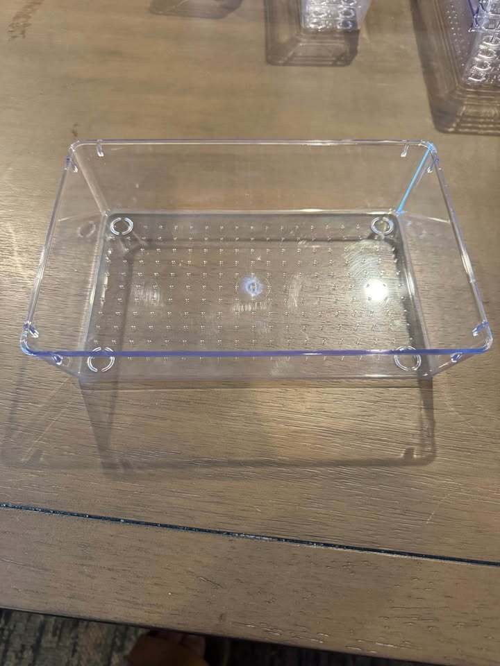 New 13 PCS Clear Plastic Drawer Organizer Set ( multiple sets available)