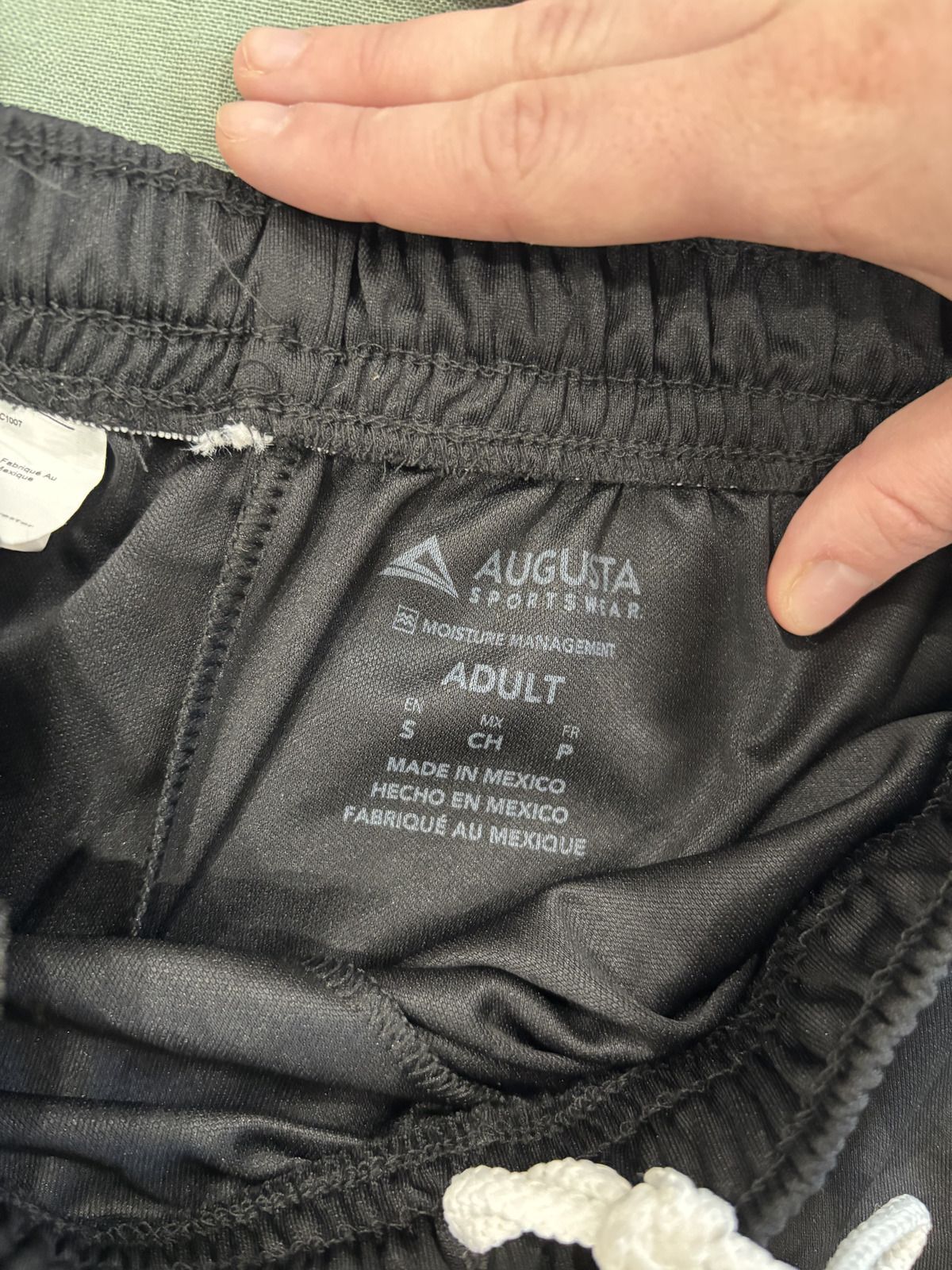 Augusta Sportswear Black Adult Small Moisture Management Gym